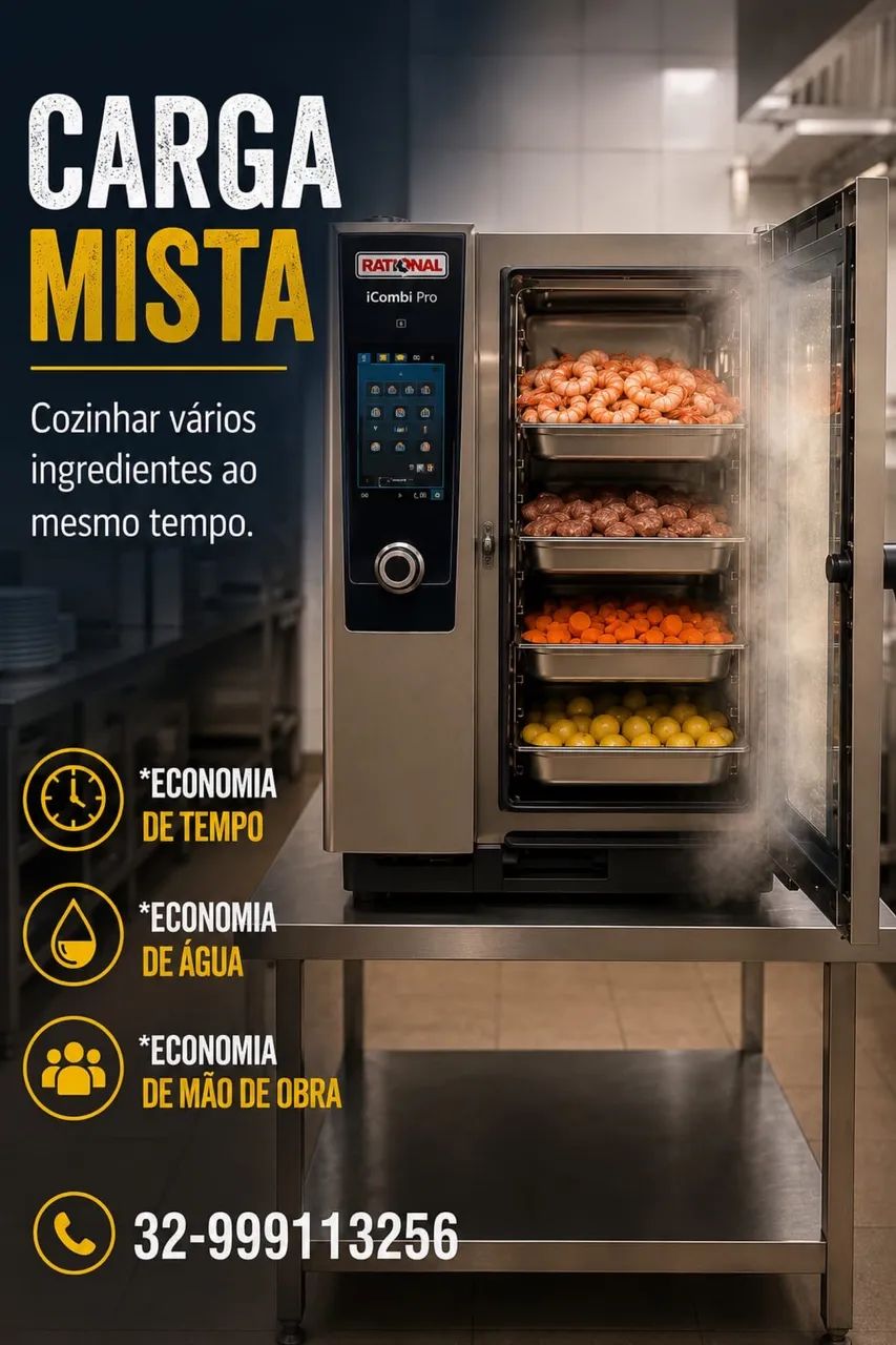 Forno combinado Rational 6 gns elétrico - Foto 3
