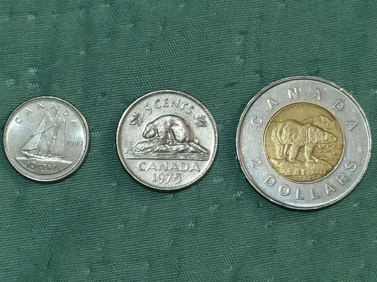 Moedas antigas do Canadá - Antiguidades - Jaçanã, São Paulo