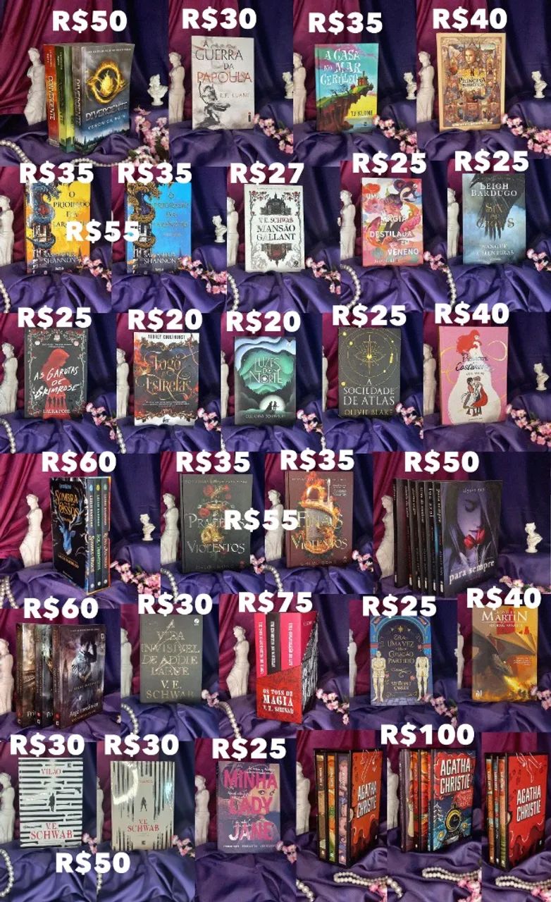 Livros Ficção Literatura Clássicos Romance Fantasia Capa Dura  - Foto 4