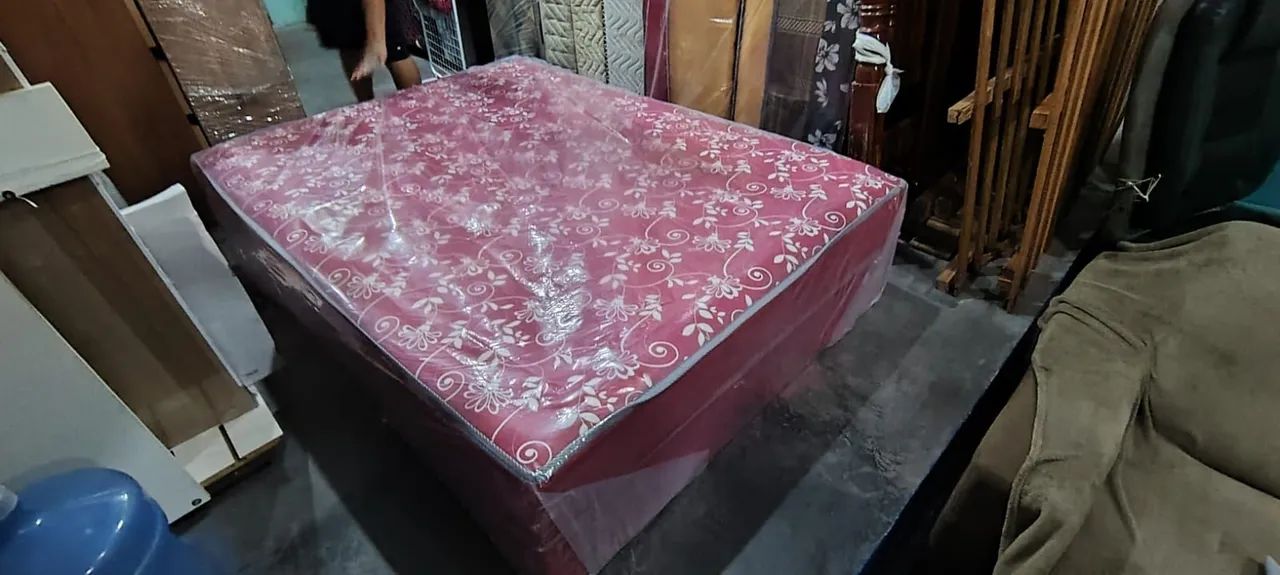 Cama Nova Casal D28 - Espuma Nova (ENTREGA GRÁTIS) - Foto 5