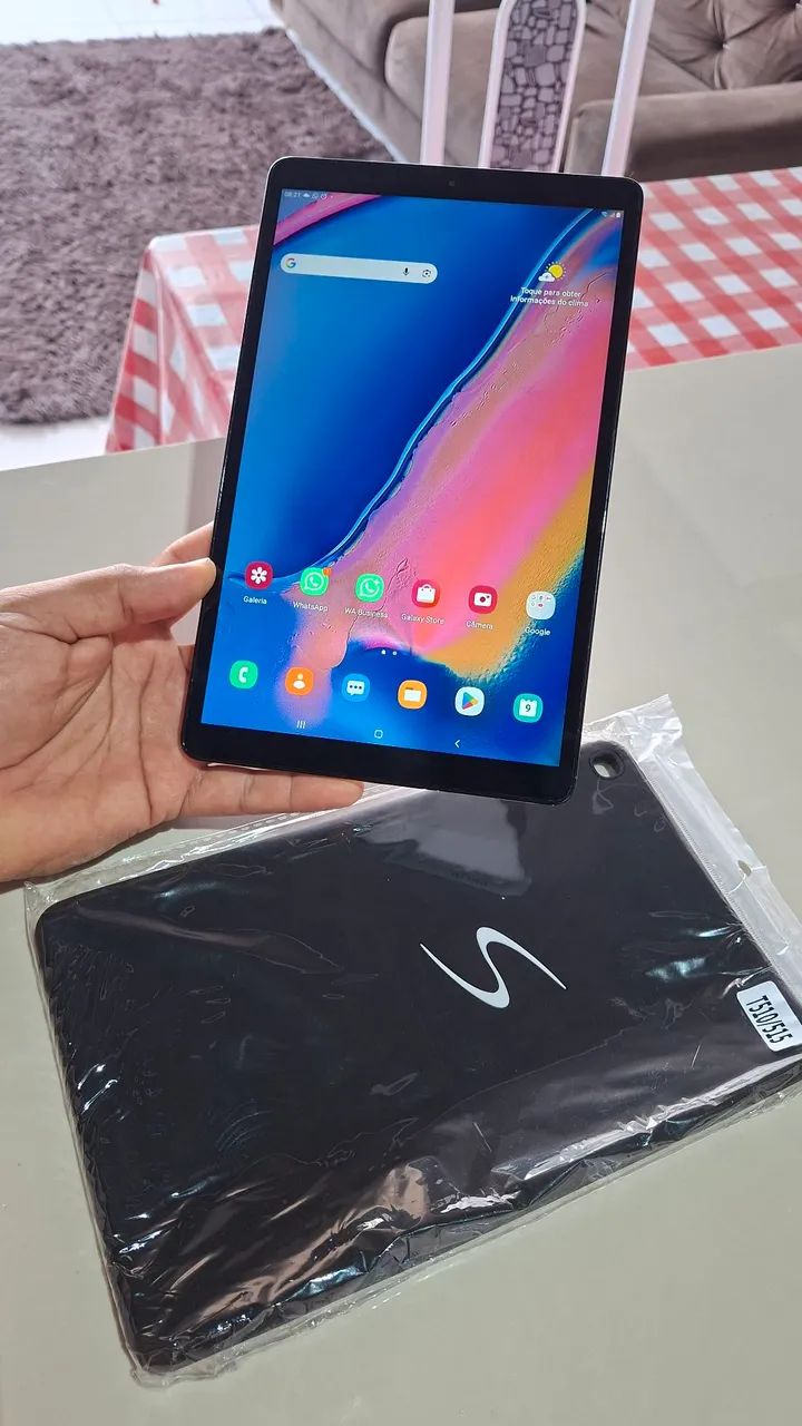 Tablet Samsung Tab A 10 polegadas 32Gbs Pega chip faz ligacao vai com capa NOVA - Foto 3
