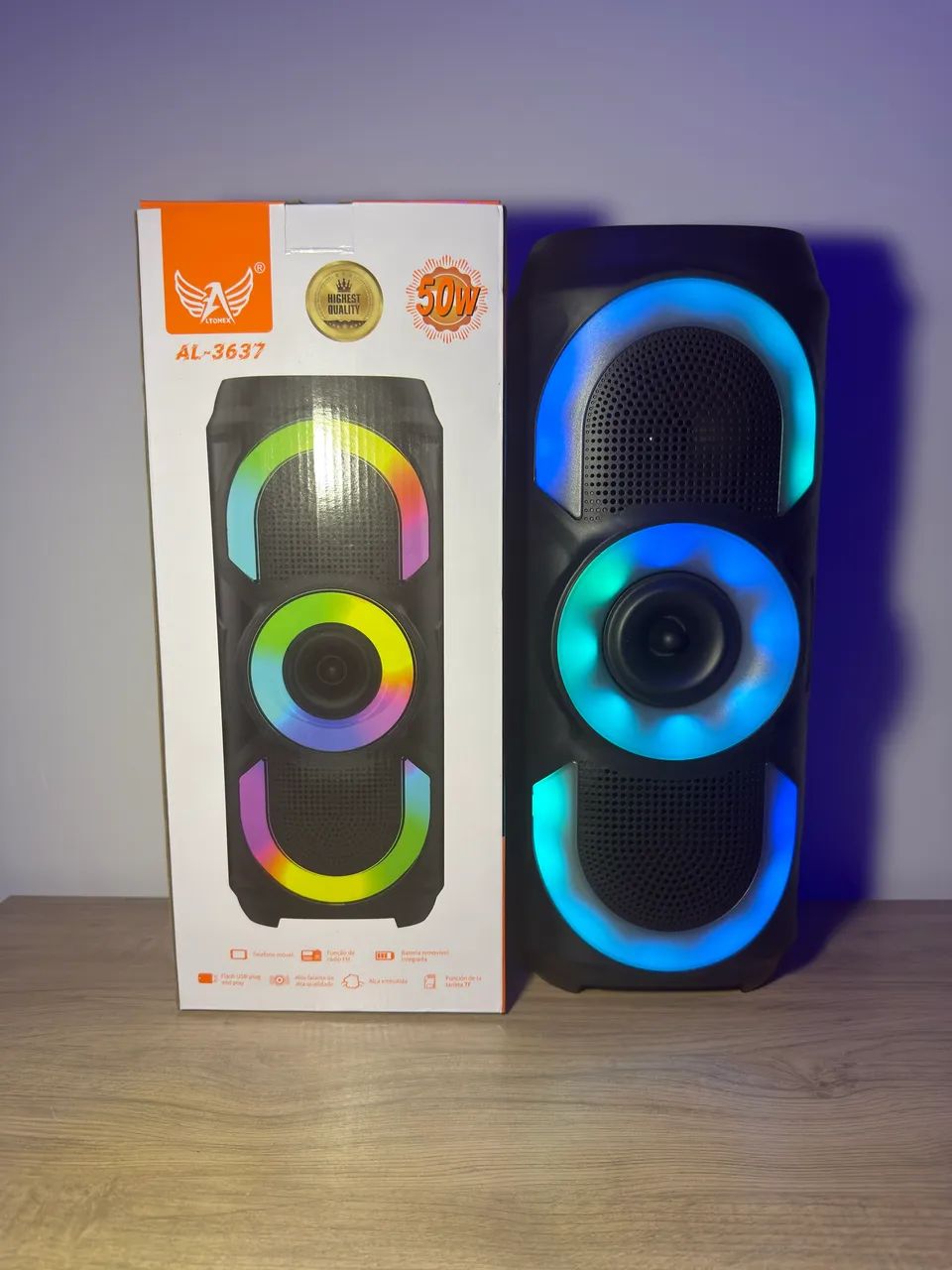 Caixa de som Bluetooth 