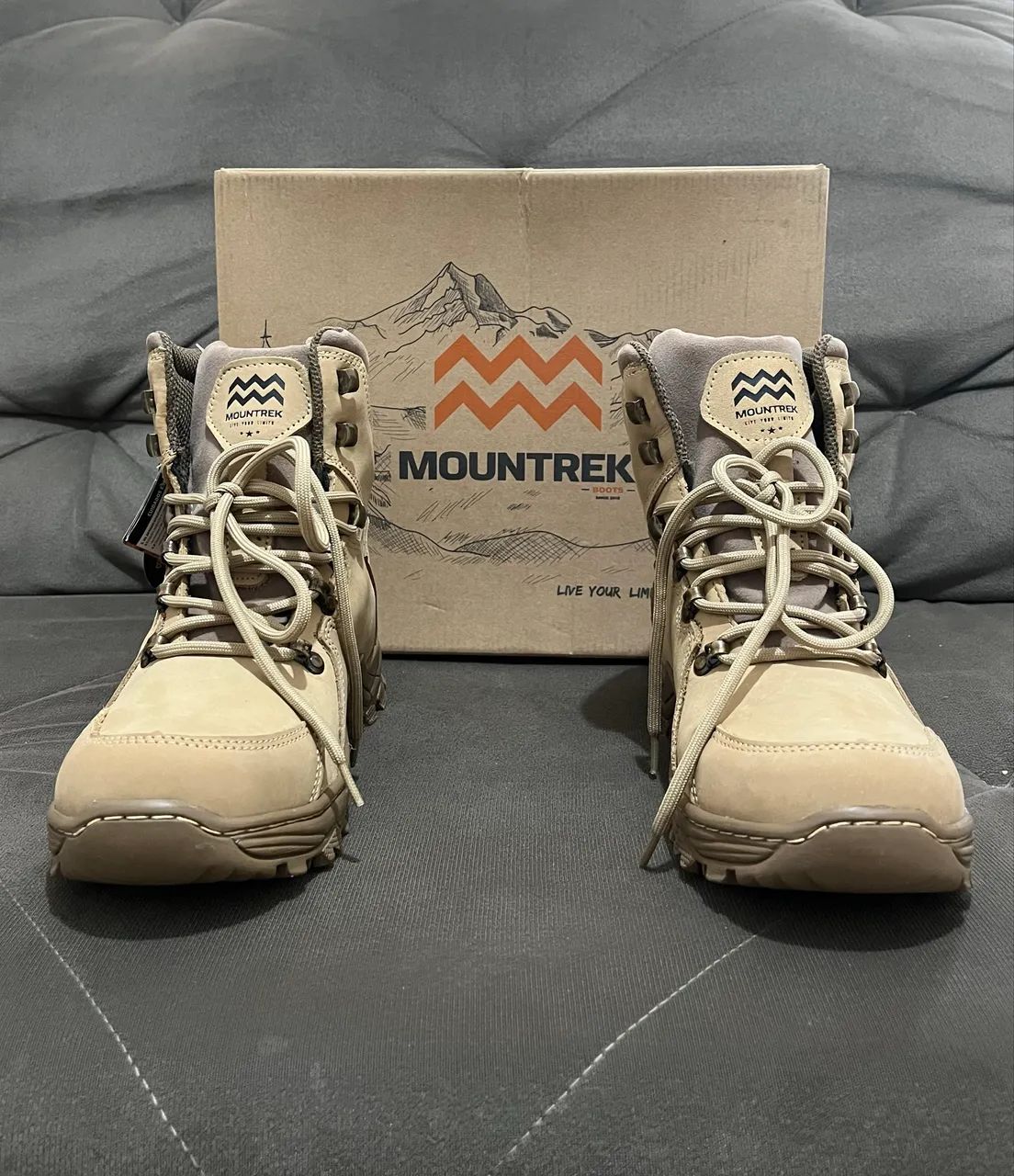 Bota em couro 39 mtr sola trator - Foto 4