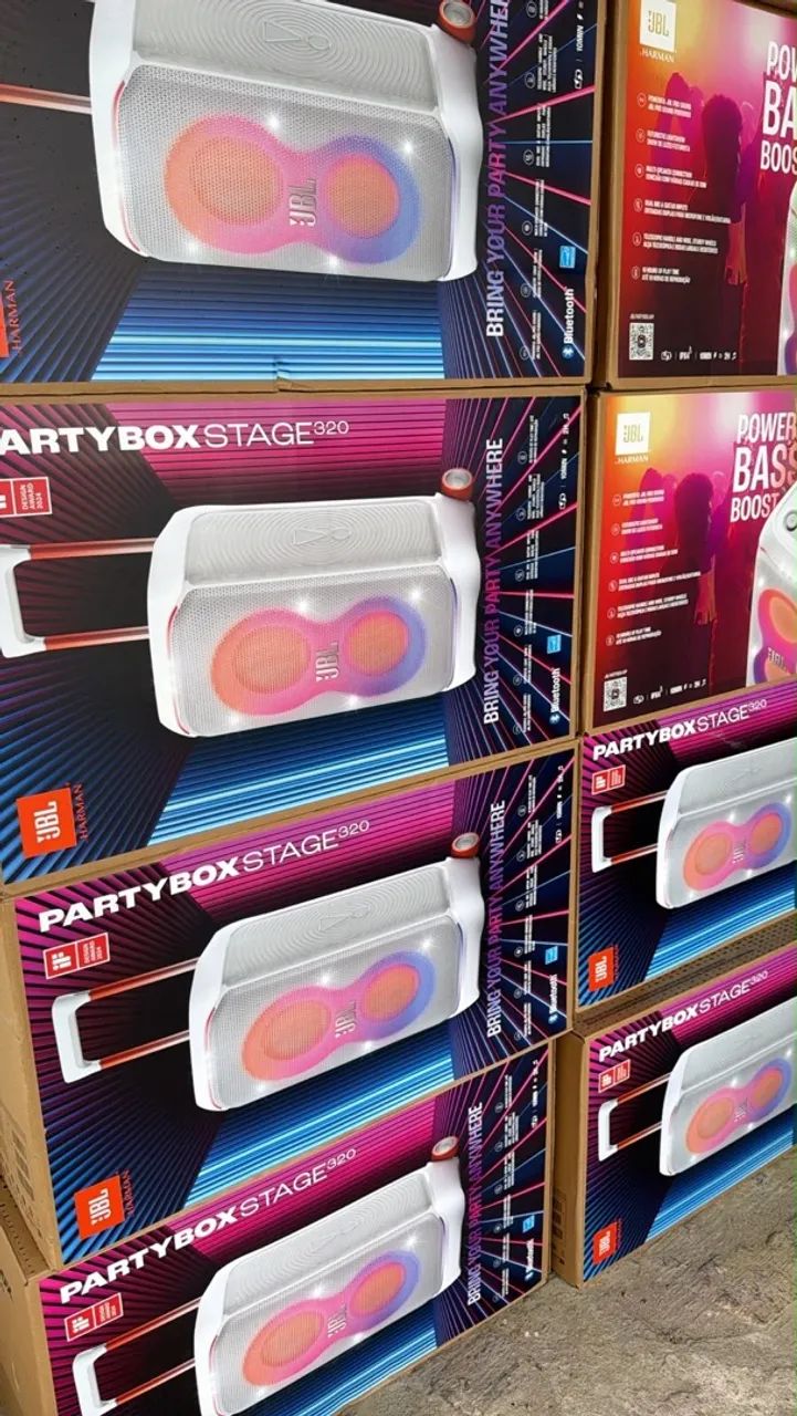 (EXCLUSIVIDADE) JBL Partybox 320 Branca 