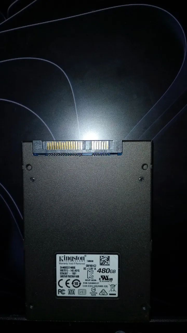 SSD 480GBS KingSton - Foto 2
