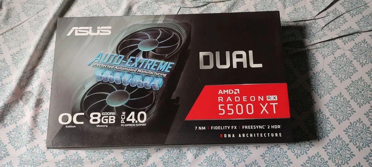 Rx 5500xt 8gb oc R$ 920,00 pra sair hj - Foto 4