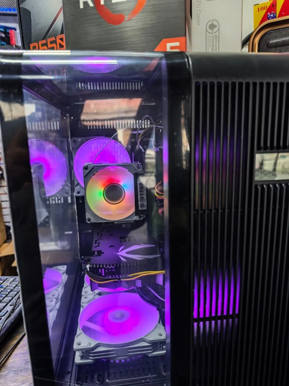 Pc Gamer Ryzen 5 5600GT - 16gb ddr4 - HD NVME - placa de video RTX 2060 - gabinete gamer - Foto 2