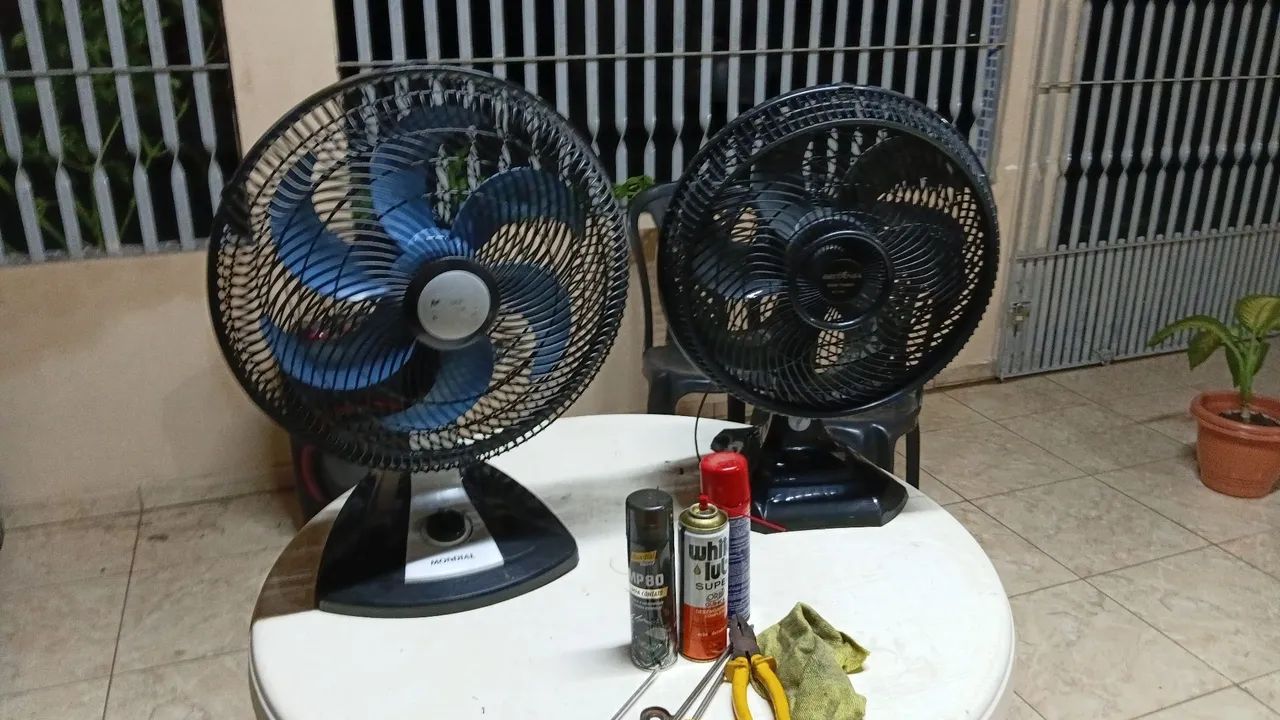 Limpeza e Lubrificação de Ventiladores - Foto 4