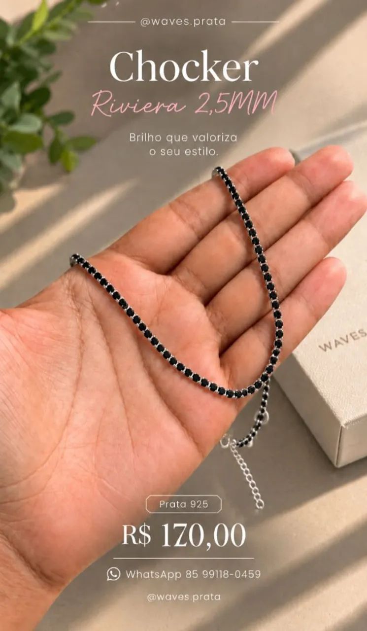 Chocker Riviera 2.5MM Prata 925 - Foto 3