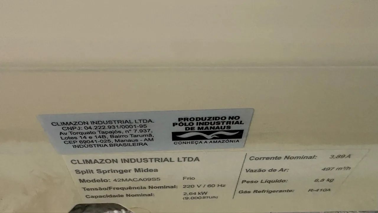 Ar condicionado 9.000 BTUs - Foto 3