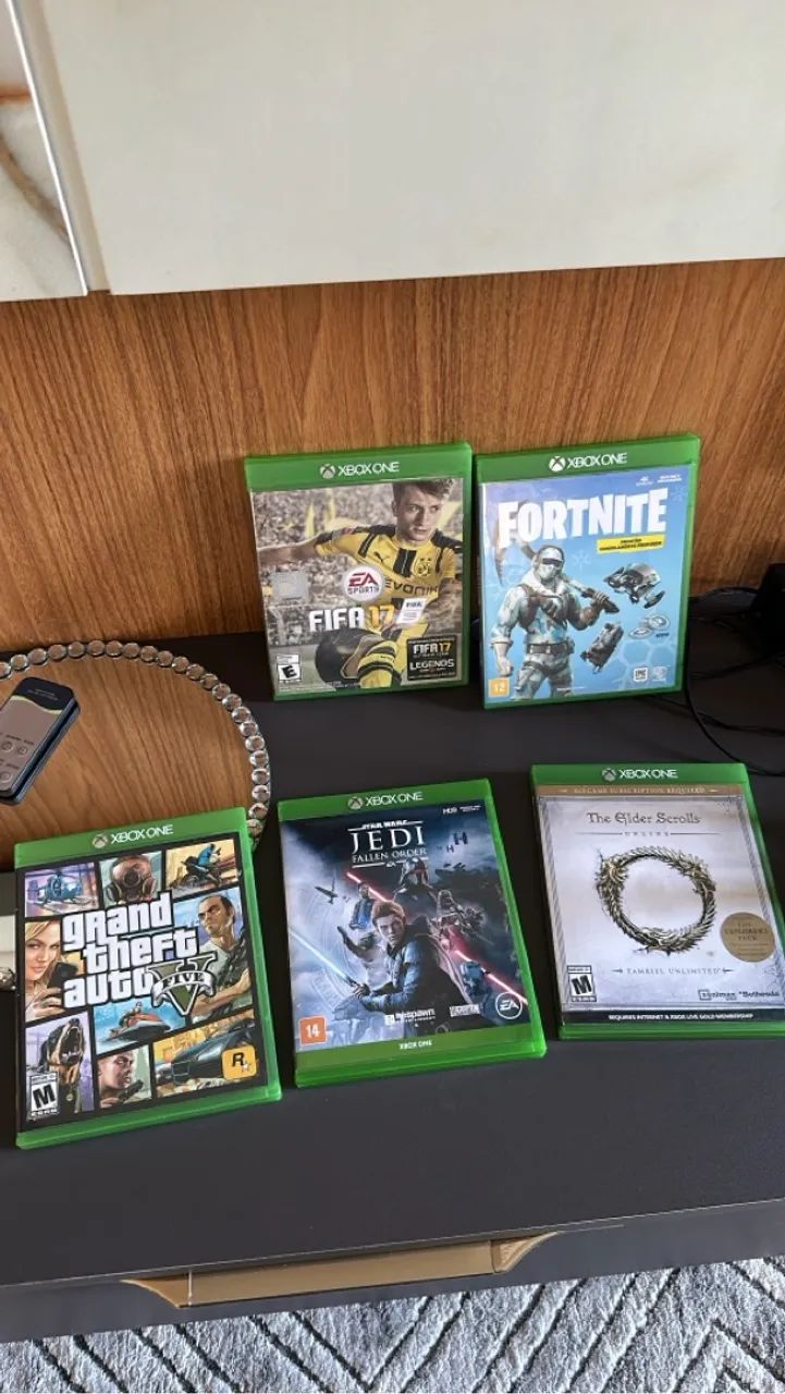 Vendo os 5 juntos.