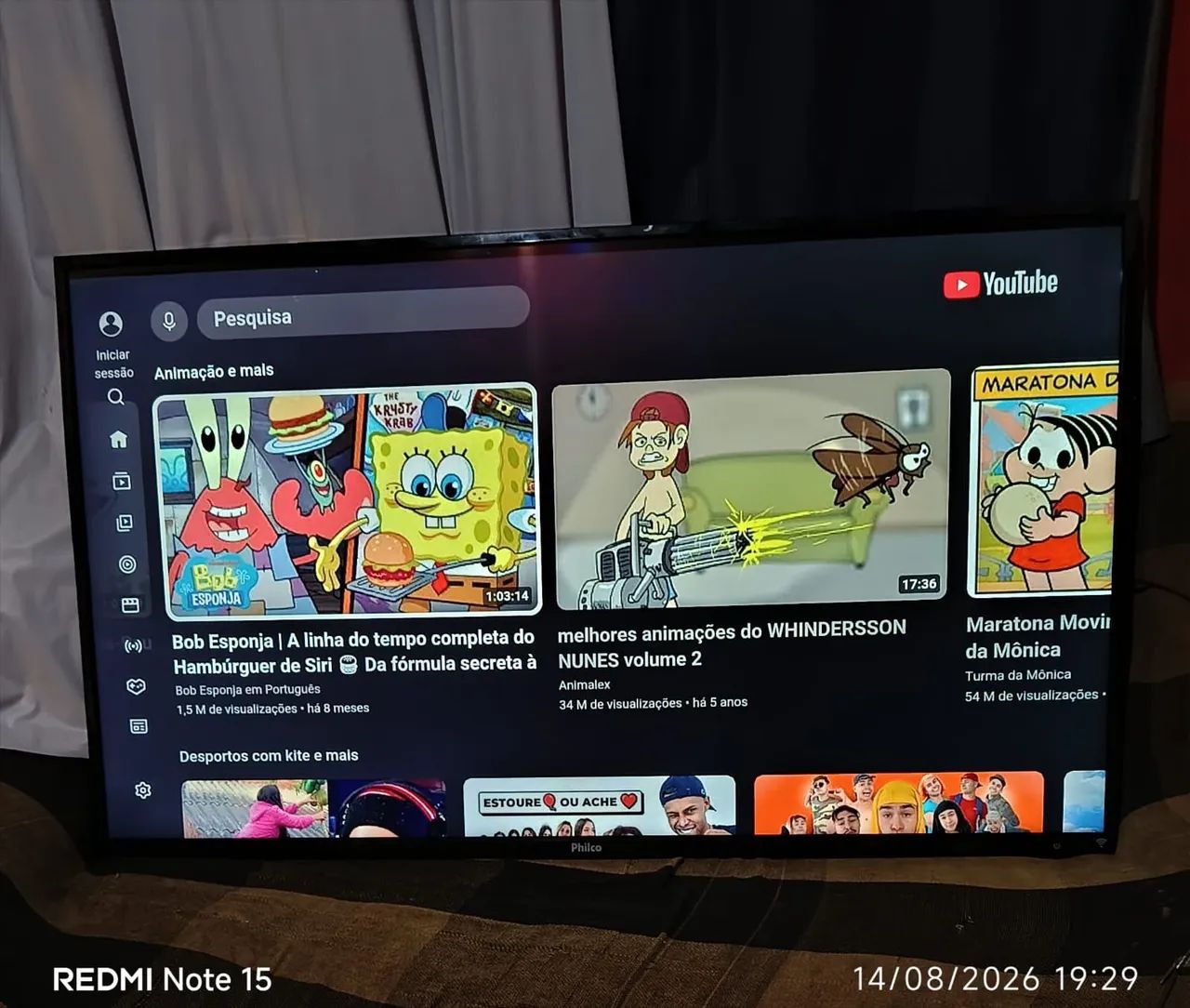 Tv philco 55 polegadas 4k - Foto 3