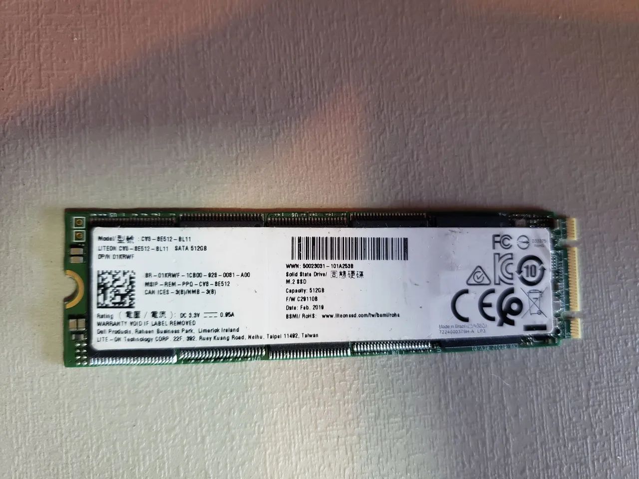 NVME M.2 SSD 512gb