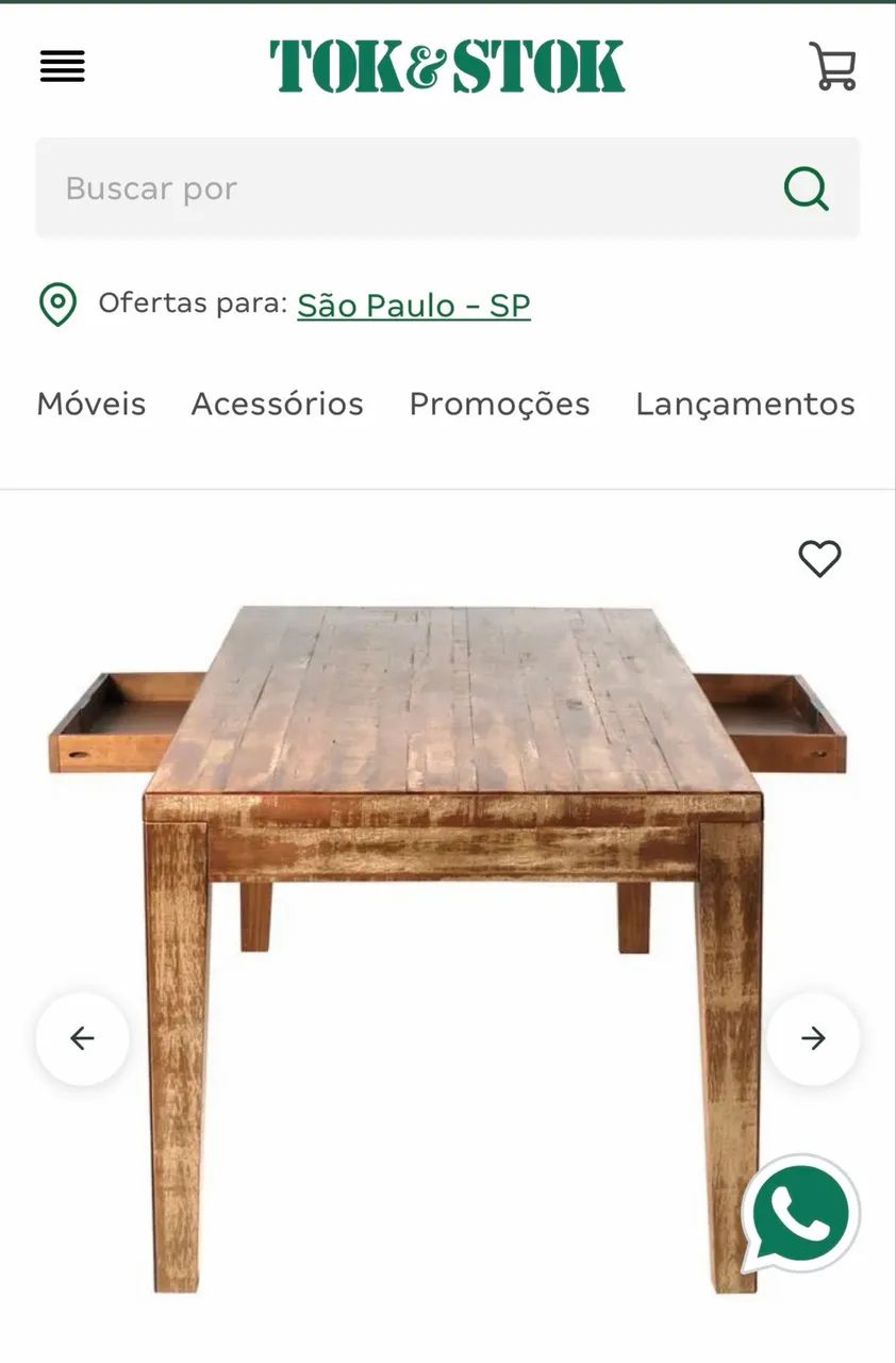 Mesa com Bancos  - Foto 5
