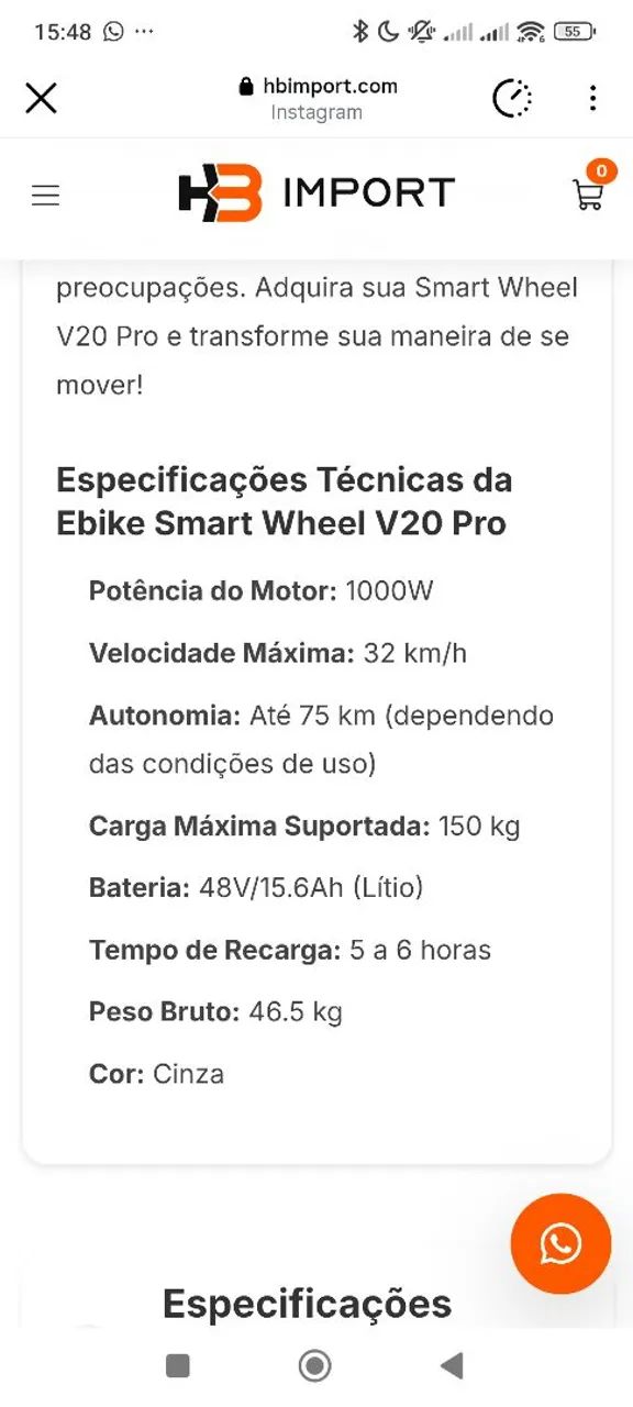 Bike elétrica zerada 1000wats - Foto 3