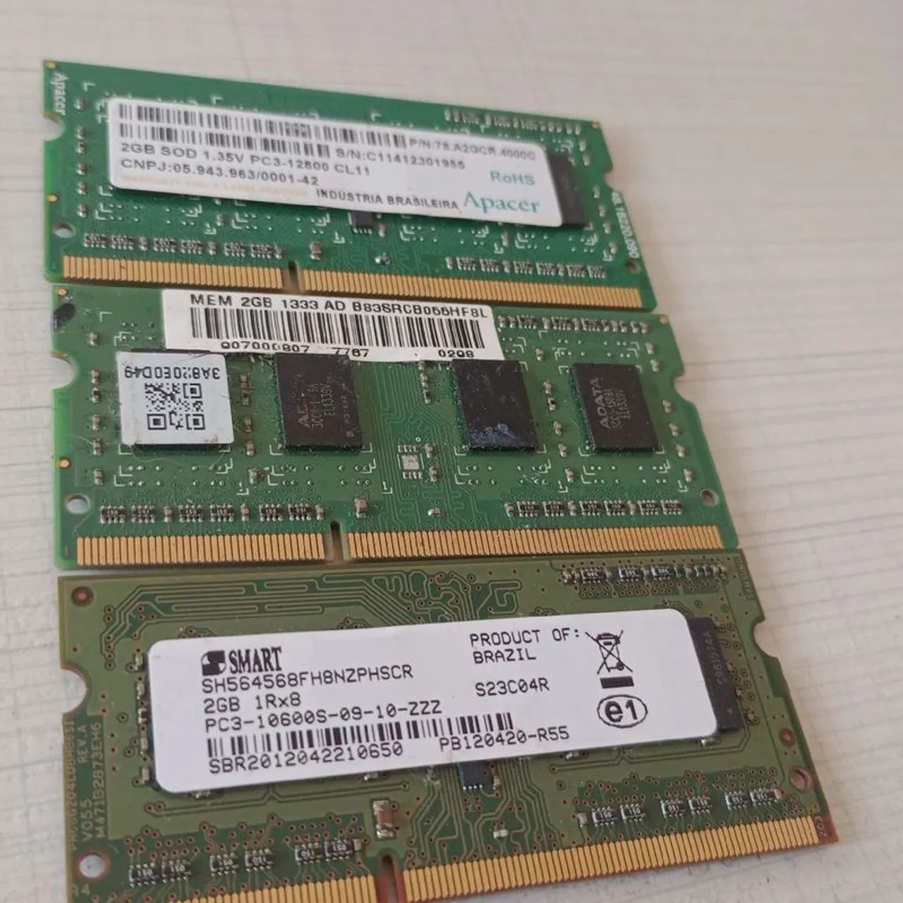 Memória Ram DDR3 4Gbs Notebook