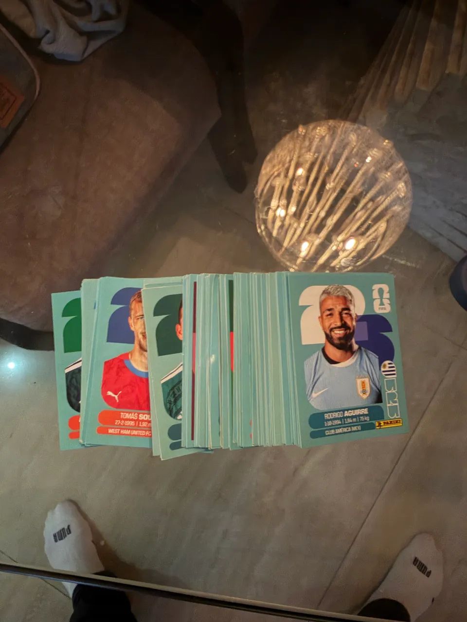 Lote de 157 figurinhas da copa 2026 