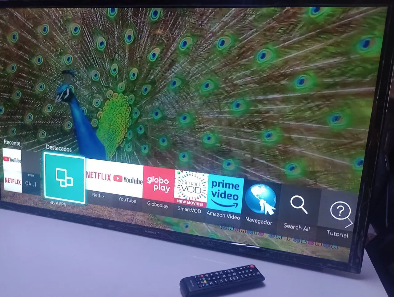 Tv smart 43 polegadas Samsung wi-fi top 