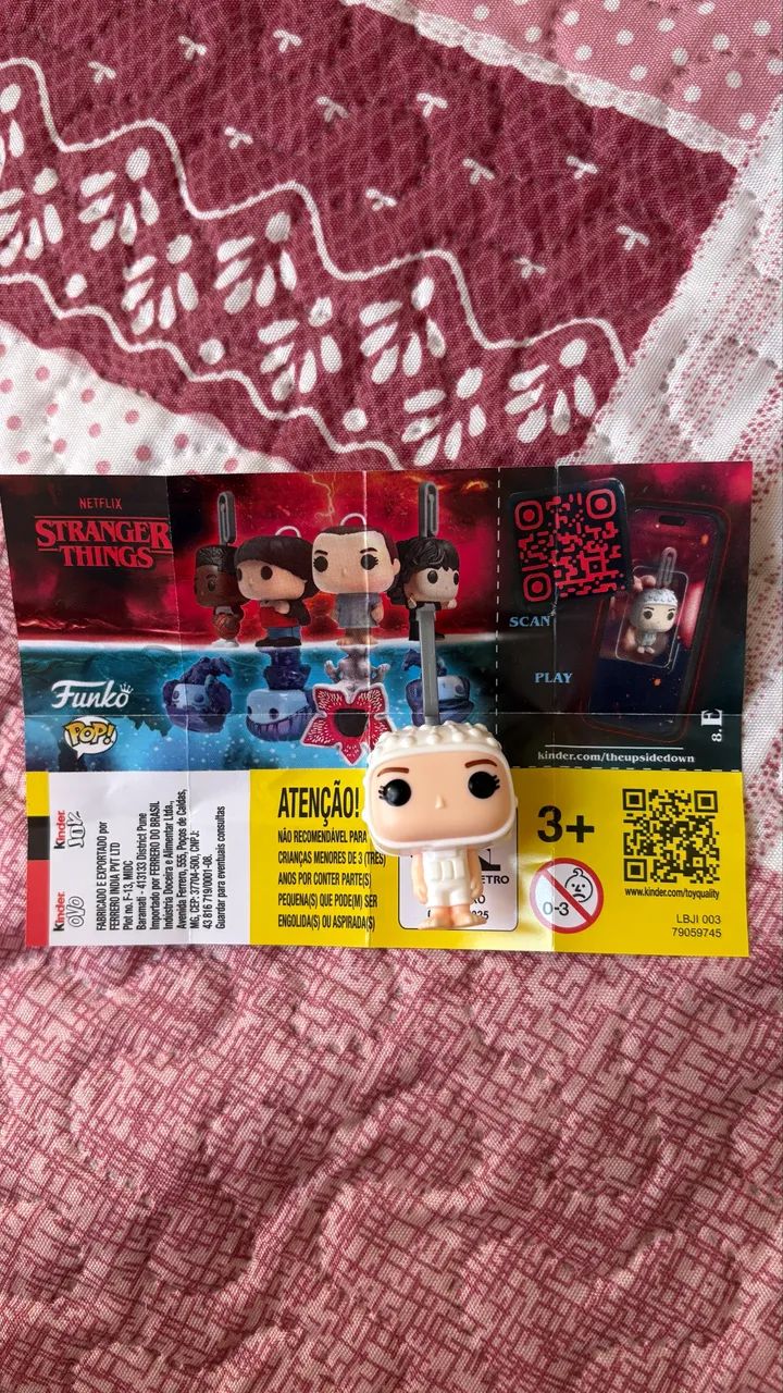 Eleven?onze?laboratório Stranger Things - Kinder joy (acompanha panfleto) - Foto 3