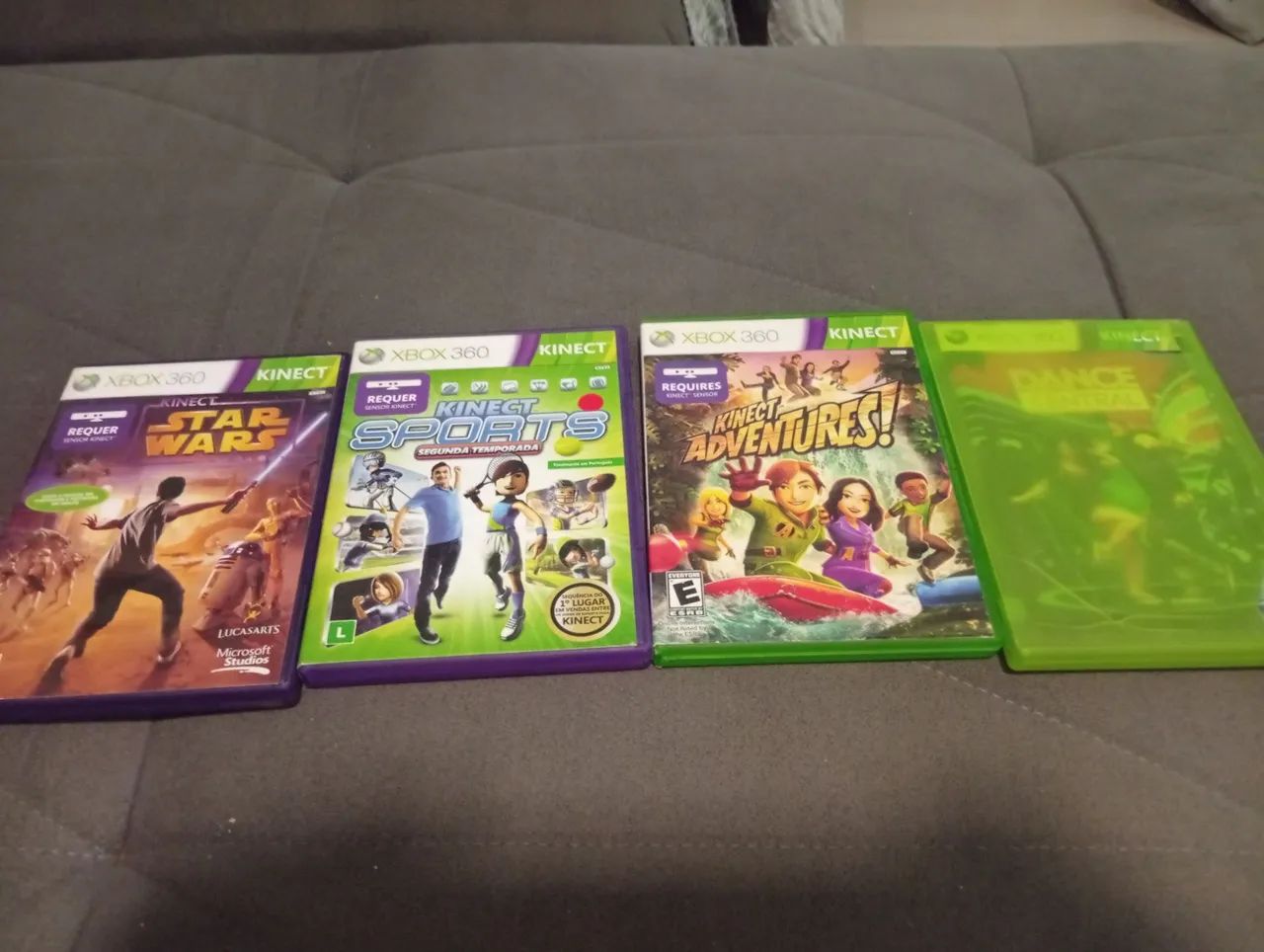 Jogos Xbox360 Kinect valor unitário 
