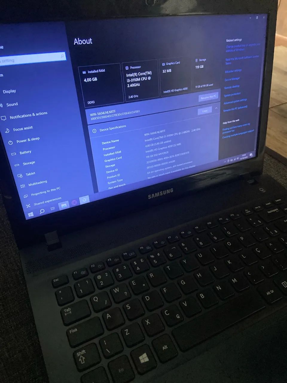 NOTEBOOK SAMSUNG - FORMATADO E PRONTO PARA USAR! - Foto 3