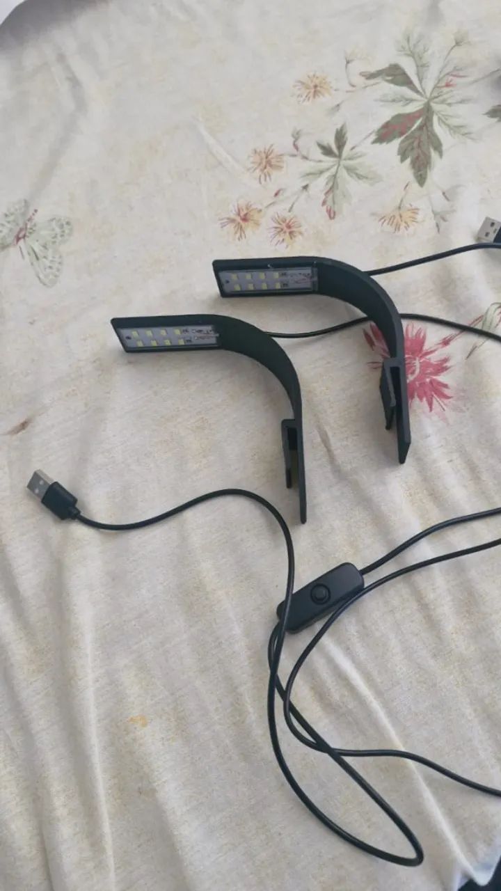 Lâmpada clipe USB par - Foto 3