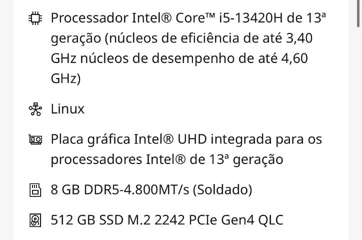 Notebook Lenovo 13ª geração - Foto 3