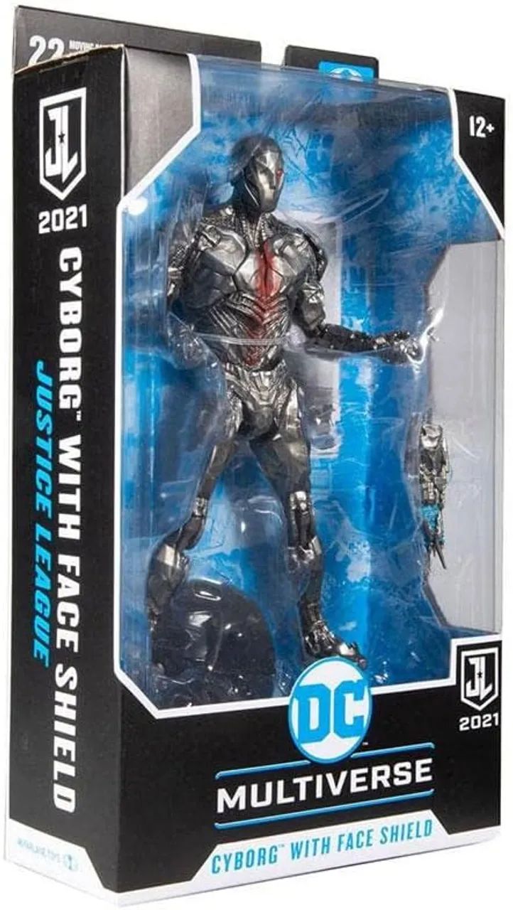 Figura Dc Multiverse Cyborg Helmet Suit Da Mcfarlane F00682 - Foto 5