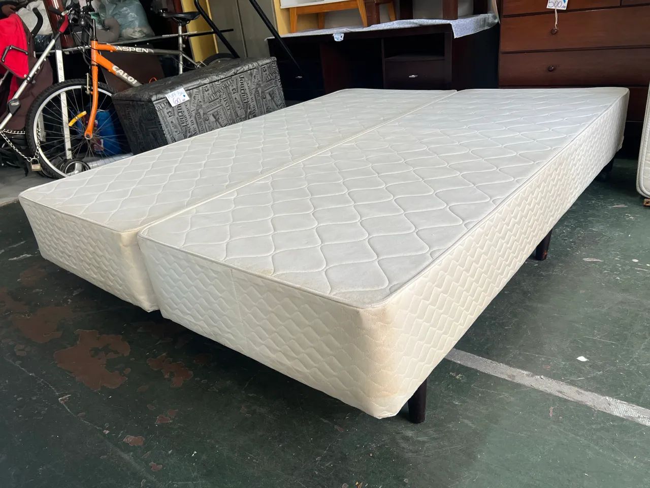 Cama Box Queen Bipartida - Foto 4