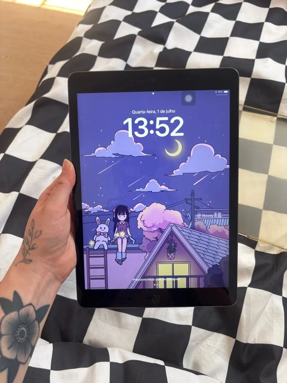 iPad 9a geração 64gb + Apple Pencil 1a geração