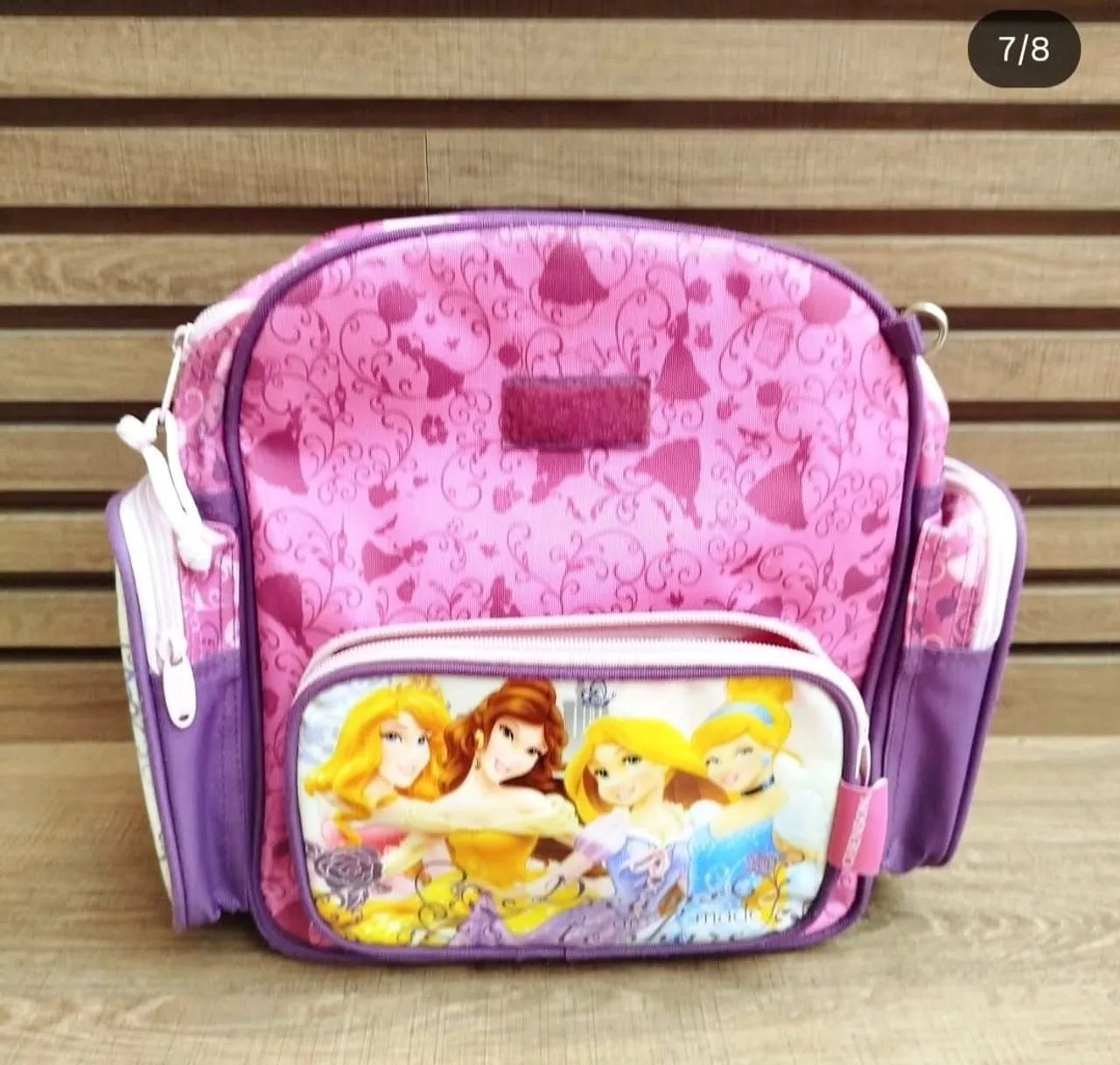 Mochila Escolar Princesas Disney  - Foto 5
