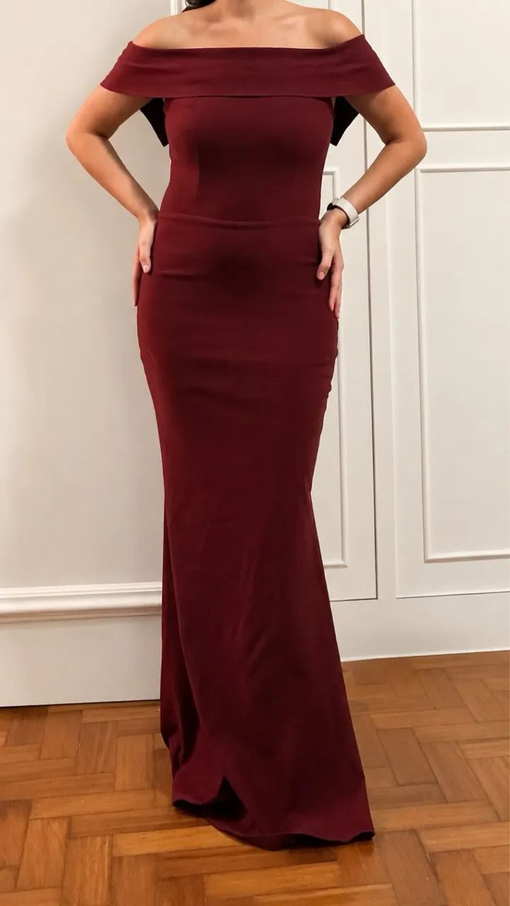 Vestido Festa Marsala Pathisa - Foto 2