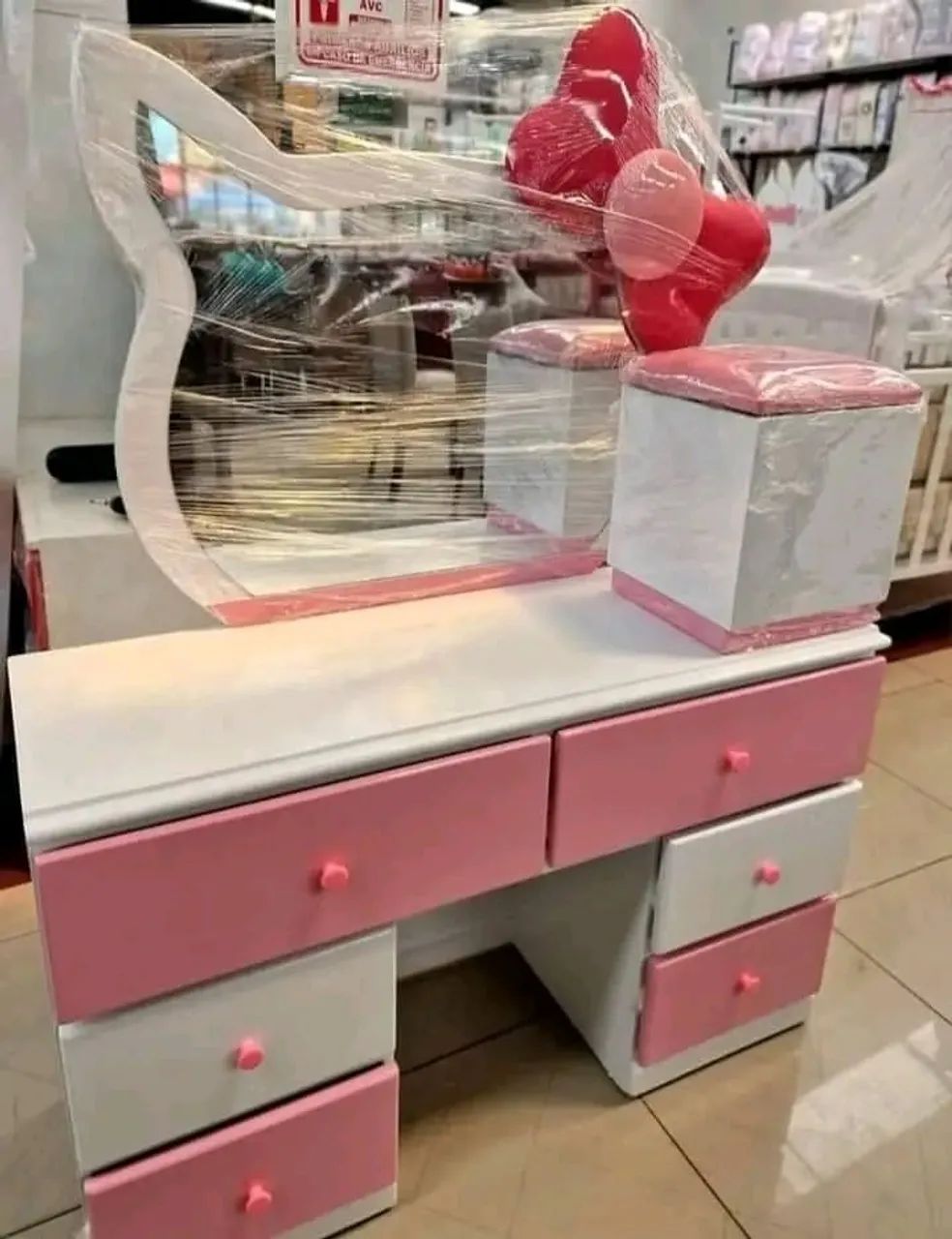 Penteadeira camarim hello kit com poltrona - Foto 5