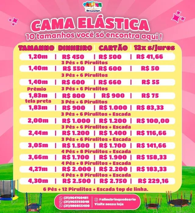 Cama elastica 3,05 / pula pula 3,05 - Foto 2