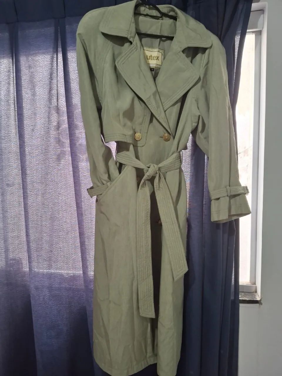 Sobretudo Verde Trench coat - Foto 2