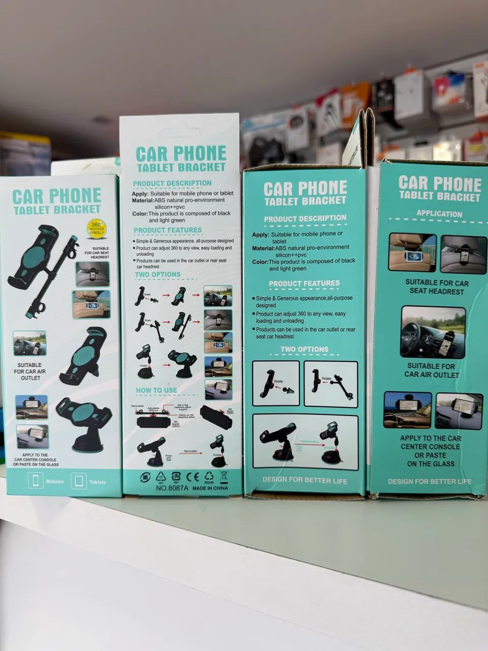 Suporte veicular para celulares 3 em 1  - Foto 2