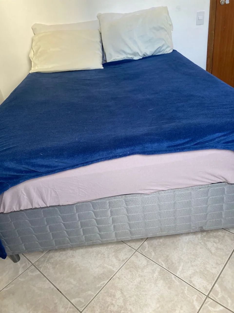 Cama Casal Completa (Colchão + Base Box)  - Foto 2