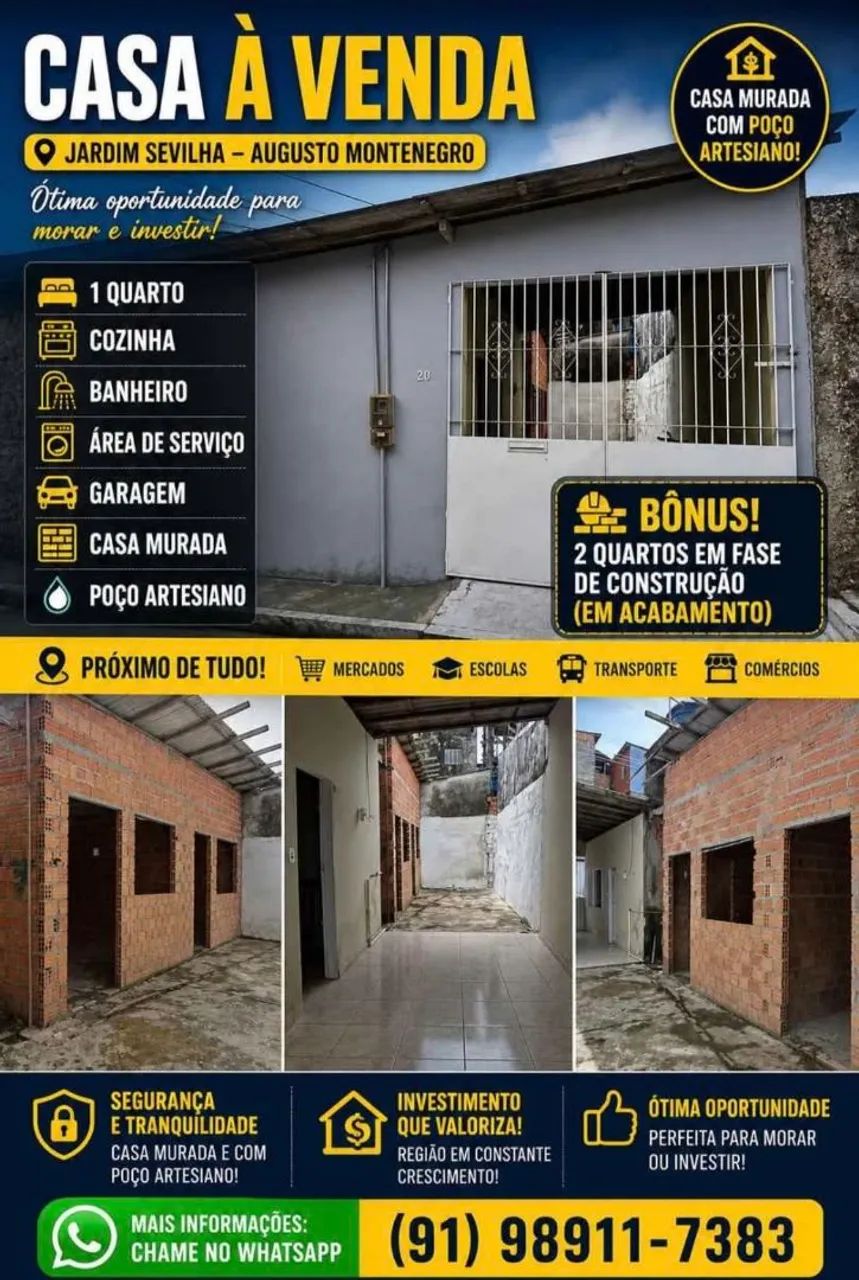 CASA À VENDA - OPORTUNIDADE!
