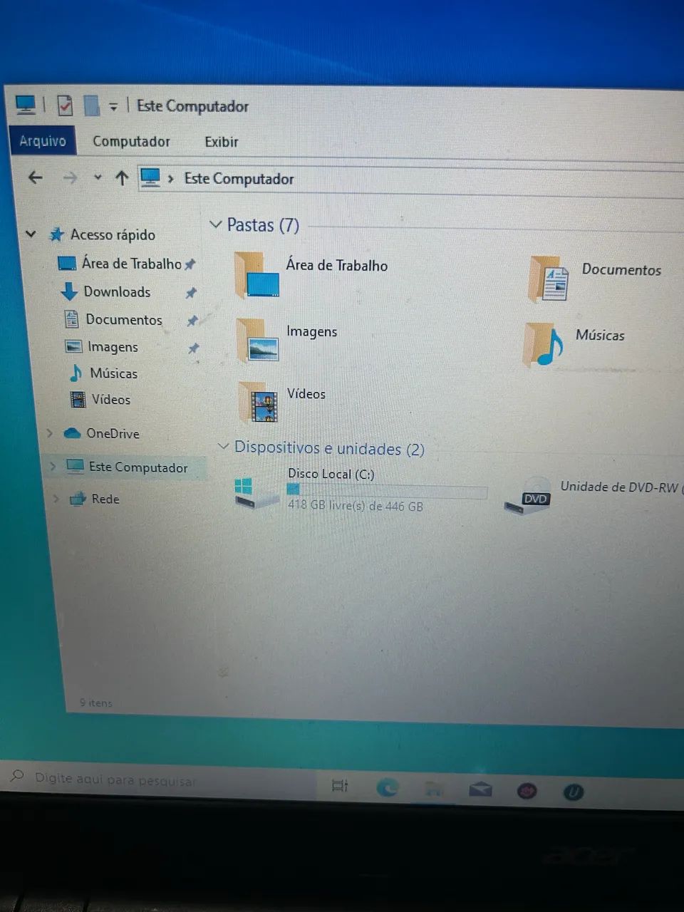 Notebook Acer i5 gth 4 6gb ram ssd512gigas  - Foto 5