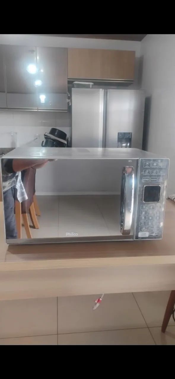 Microondas philco 25 litros espelhado 