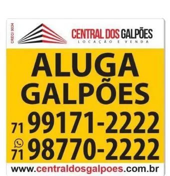 Galpão/Depósito/Armazém para aluguel tem 1500 metros quadrados em  - Simões Filho - Ba