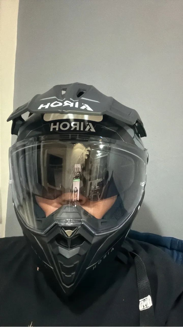 Capacete Airoh Commander 2 Reveal Military Green 63/64 - Foto 2