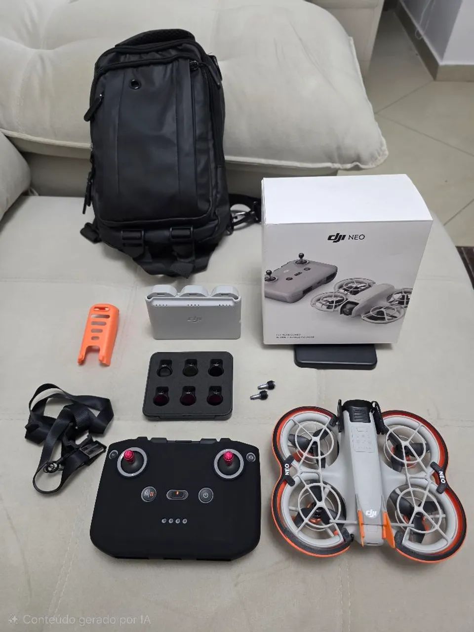 DJI NEO Combo - Fly More (Combo completo com baterias extras e acessórios