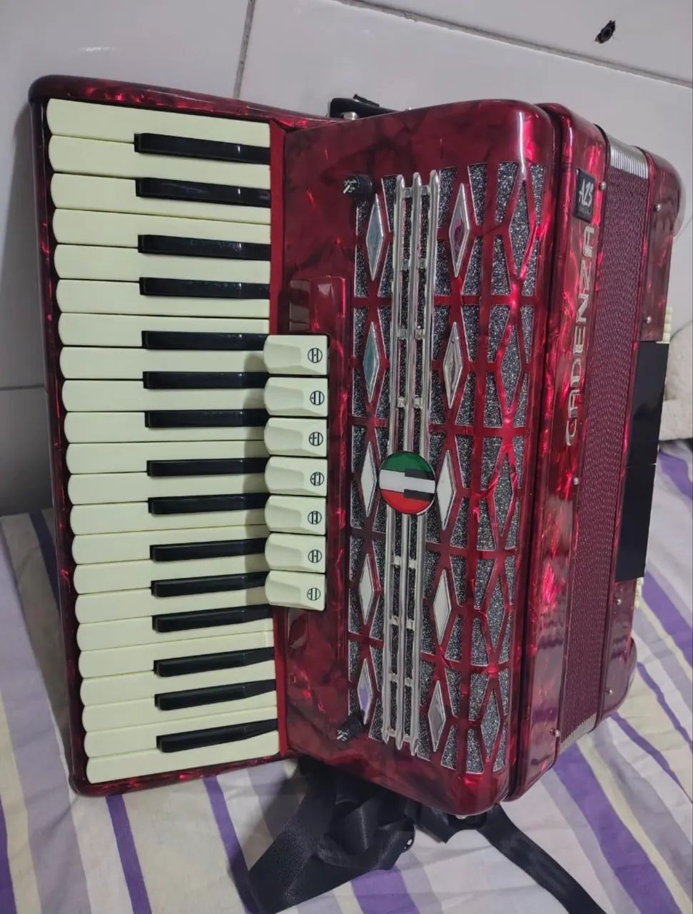 Acordeon Cadenza 80 Baixos captação AZS - Instrumentos musicais