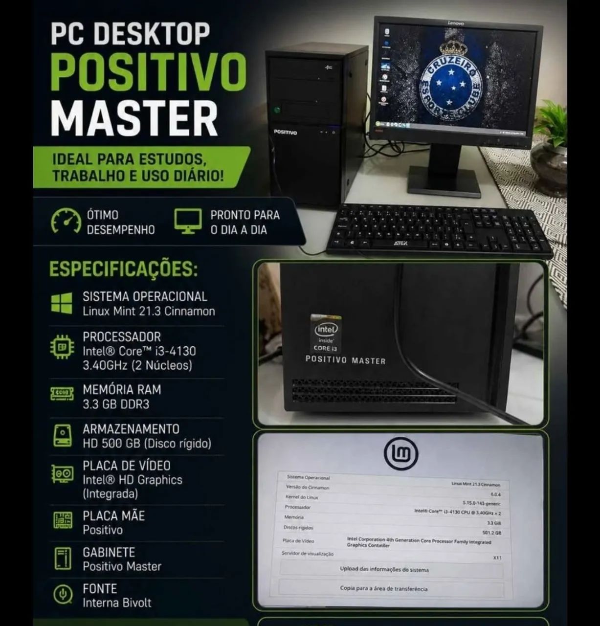 Computador  uso doméstico  - Foto 2