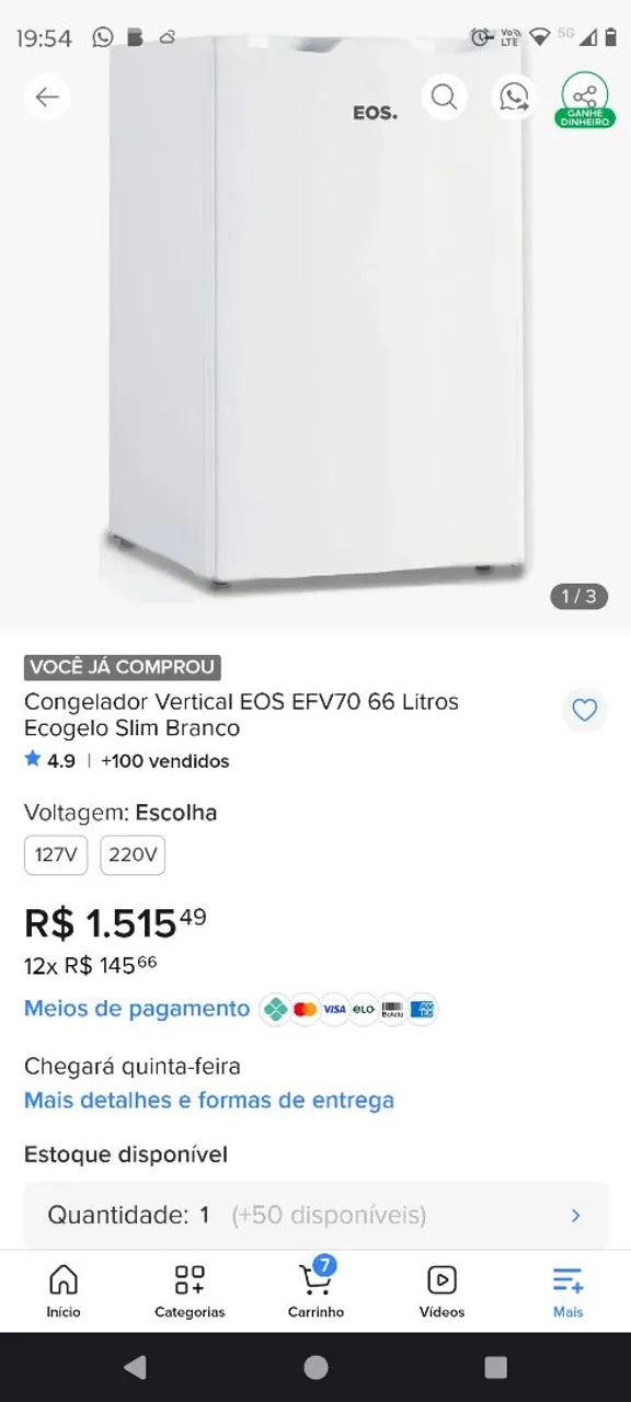 Mini freezer 