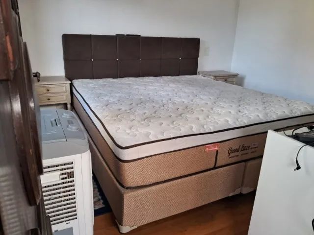 Cama Box King + Colchão + Cabeceira - R$ 1.490 - Foto 4