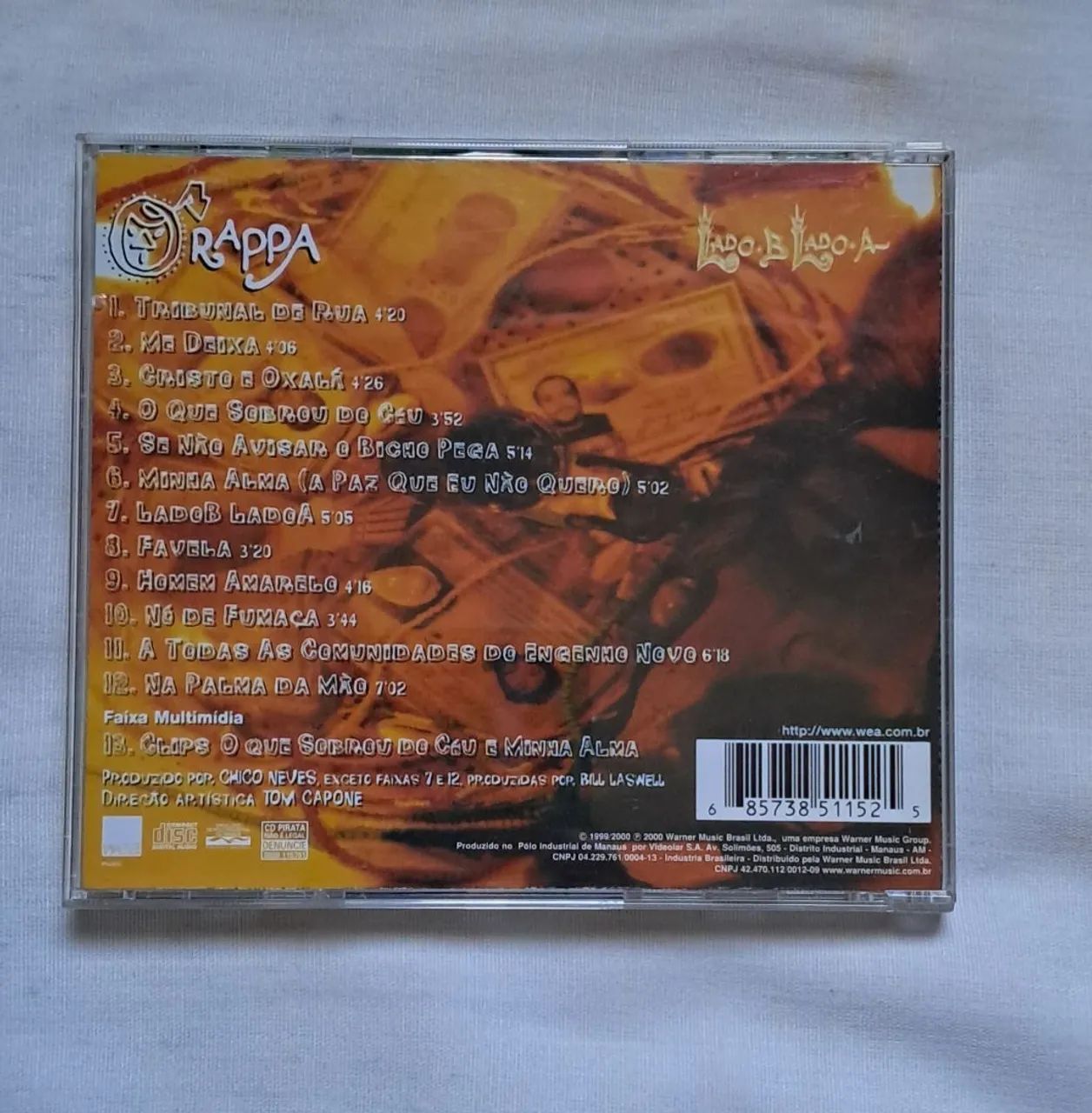 CD O Rappa Lado B Lado A - Foto 2