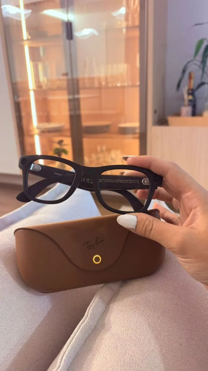 Ray-Ban Meta Wayfarer Gen 2 - Matte Black | Tamanho 50 | Lente Clear - Foto 5