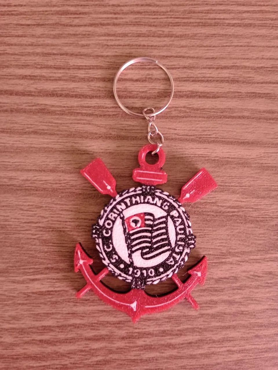 Chaveiro de Time de Futebol Corinthians 